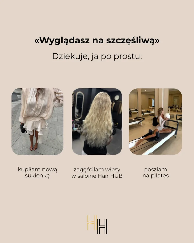 Metamorfoza w salonie HAIR HUB