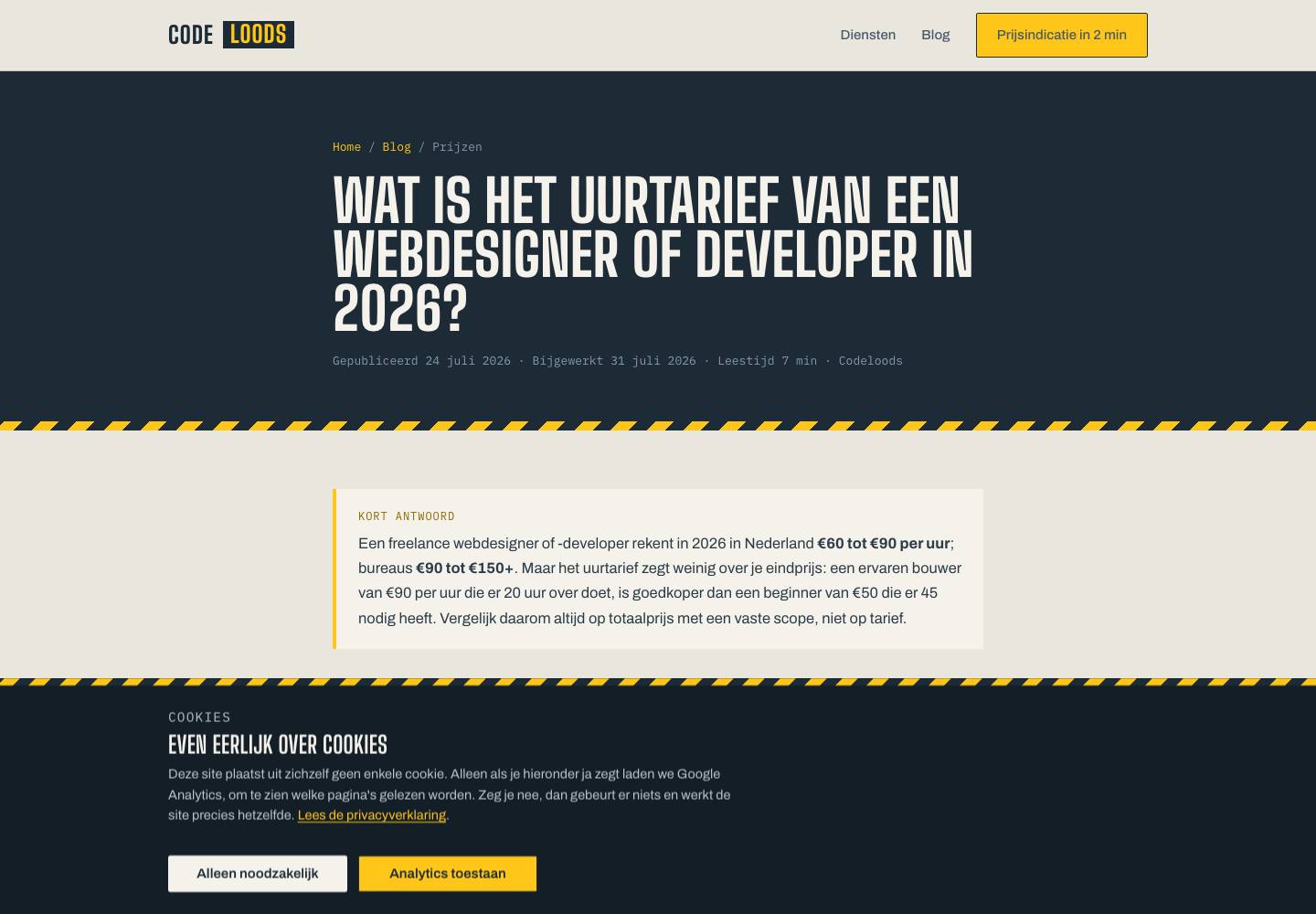 Stawki godzinowe web developera w Holandii